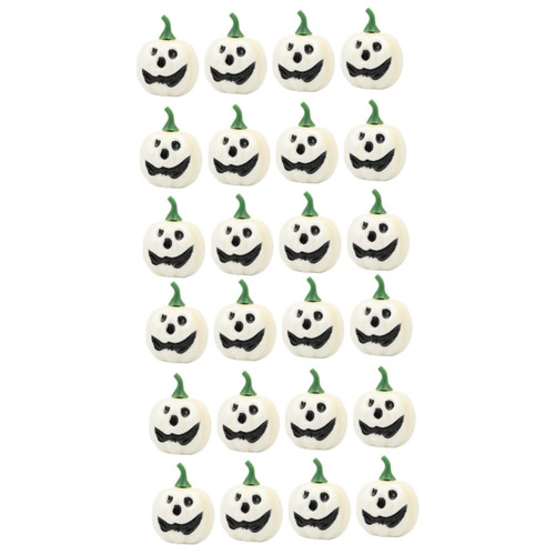 BESTOYARD Desk Topper 24 pcs Small Pumpkin Ornaments ations vase Filler Ornament Crafts Halloween Pumpkin Desktop Decor Halloween Ornaments Mini vase White Foam Accessories Pumpkin Decor