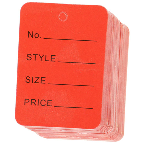 COHEALI 1000pcs Clothing Tag Printable Prices Tags Jewelry Prices Tags Hanging Prices Tags Clothes Prices Tag Prices Tag for Clothes Jewelry Labels and Tags Paper Jam Customize with Hole