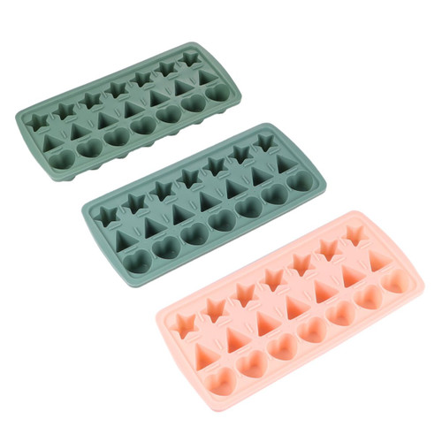 GRIRIW 3pcs Silicone Freezer Molds Silicone Tray Silicone Mold De Para Gelatinas Ice Case Ice Cube Mold Whisky Ice Mold