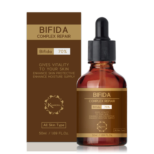 KRANICELL Bifida Complex 70% + Galactomyces 20%+ Niacinamide 2% + Hyaluronic Acid 2% Face Serum 1.7Fl oz with Ceramide for Skin Protective Layer by Moisturizing