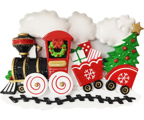 Train Personalized Christmas Ornament Choo Choo Train Ornament Christmas Train Ornament Holiday Train Ornament Nostalgic Train Ornament