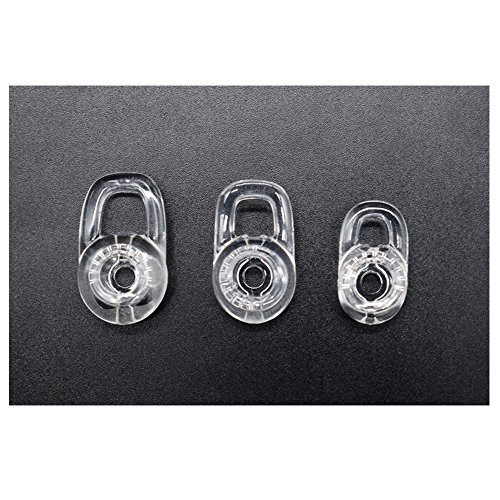 3 Clear Small Medium Large Eargels for PLANTRONICS DISCOVERY 925 975 Wireless Bluetooth Headset Ear Gels Buds Tips Eargel Earbud Eartip Earbuds Eartips Replacement Parts