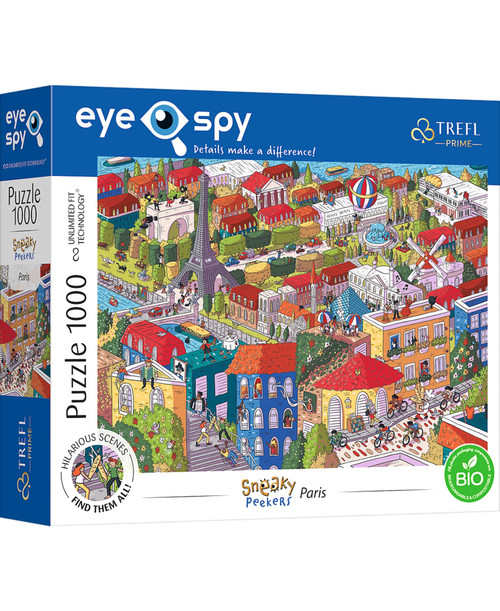 Trefl Prime Eye Spy 1000 Piece Puzzle - Sneaky Peakers: Paris Trefl Prime Eye Spy 1000 Piece Puzzle - Sneaky Peakers: Paris