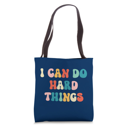 I Can Do Hard Things Women's Empowerment Feminist Positivity Tote Bag I Can Do Hard Things Women's Empowerment Feminist Positivity Tote Bag