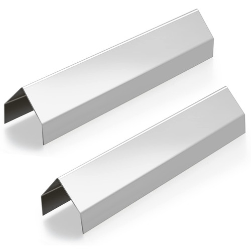 2 Pcs Deep Fryer Splash Guard Stainless Steel Deep Fryer Joining Strip 20 Gauge Thickness Commercial Deep Fryer Joint Adapter Connector Curved Deep Fryer Parts (23"L x 1 1/2"Wx2"H)