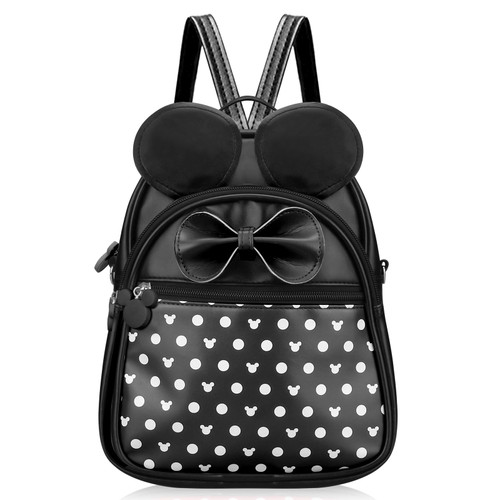 Voikukka Black Mini Backpack for Girls Small Backpack Purse Leather Cute Kids Travel Backpacks Gift Mouse backpack for Little Girls Childrens Backpack Toddler Girl Backpacks Voikukka Black Mini Backpack for Girls Small Backpack Purse Leather Cute Kids Travel Backpacks Gift Mouse backpack for Little Girls Childrens Backpack Toddler Girl Backpacks