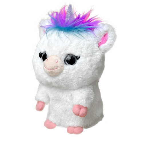 YH YUHUNG Talking Unicorn Plush Toy Repeat What You Say with Clear Voice Repeating Toy Unicorn Girls Recording Toy Unicorn Mimicking Toy
