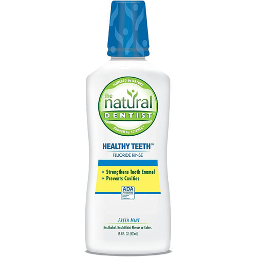 The Natural Dentist Anticavity Fluoride Rinse, Fresh Mint - 16.9 oz - 2 pk