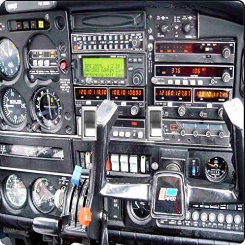 Rikki Knight Flight Airplane Cockpit Design Double Toggle Light Switch Plate