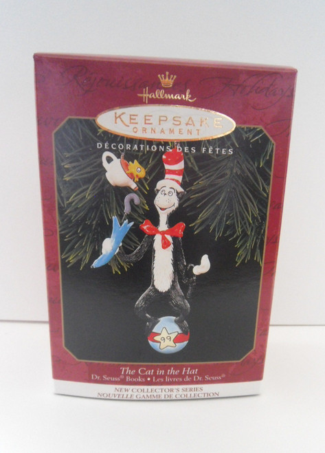 1999 Hallmark Ornament The Cat in The Hat # 1 Dr. Seuss Ornament