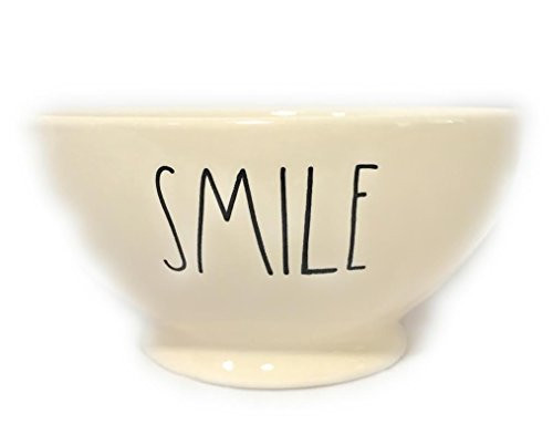 Rae Dunn Magenta Artisan Collection Cereal Soup Salad Bowl SMILE
