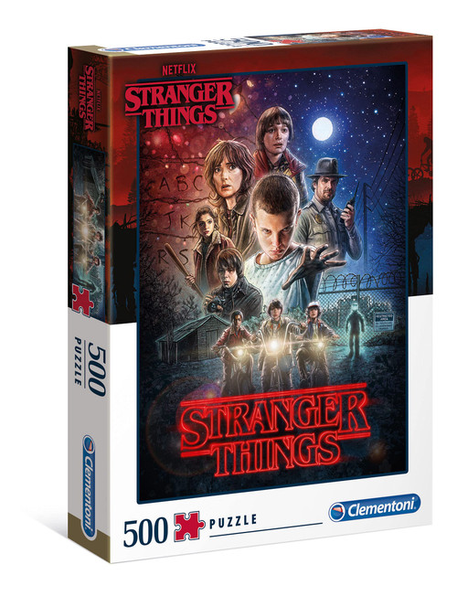 Clementoni - 35086 - Jigsaw Puzzle Stranger Things - Made in Italy - Jigsaw Puzzle for Adult 500 Pieces - Netflix
