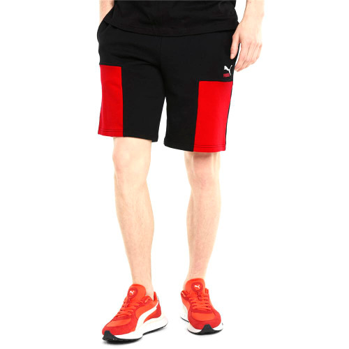 PUMA Mens Clsx Shorts Athletic Bottoms Casual - Black - Size L