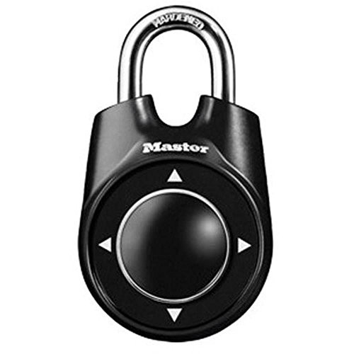 Master Lock Resettable Combo Lock Speed Dial Asst Colors Red Black White Blue