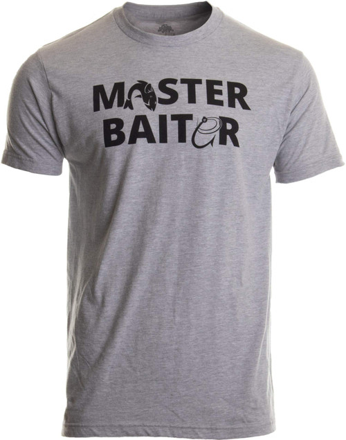 Masterbaiter | Funny Fishing Fisherman Fish Master Baiter Dad Grandpa Joke T-Shirt-(Adult,M) Sport Grey Masterbaiter | Funny Fishing Fisherman Fish Master Baiter Dad Grandpa Joke T-Shirt-(Adult,M) Sport Grey