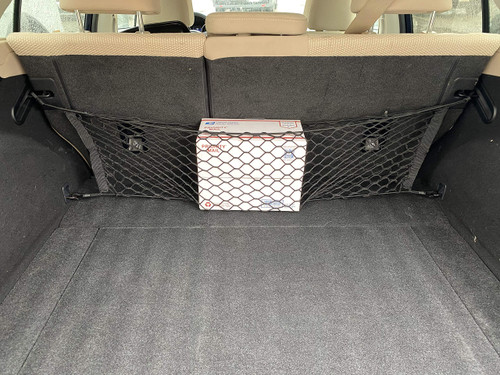 Envelope Style Automotive Elastic Trunk Cargo Net for Subaru Outback 2010-2018- Premium Trunk Organizer and Storage - Luggage Net for Crossover - Car Organizer for Subaru Outback 2010-2018