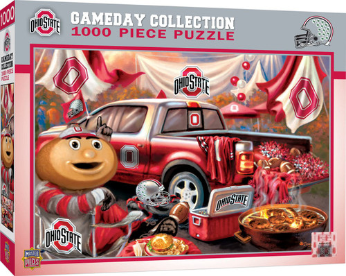 MasterPieces 1000 Piece Jigsaw Puzzle for Adults - NCAA Ohio State Buckeyes Gameday - 19.25"x26.75" MasterPieces 1000 Piece Jigsaw Puzzle for Adults - NCAA Ohio State Buckeyes Gameday - 19.25"x26.75"