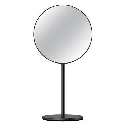 DOWRY Makeup Mirror for Desk with Stand 6.5 inch Portable Mirror 5X Magnification?Vanity Magnifying Mirror Standing for Travel, Make up Table Mirror