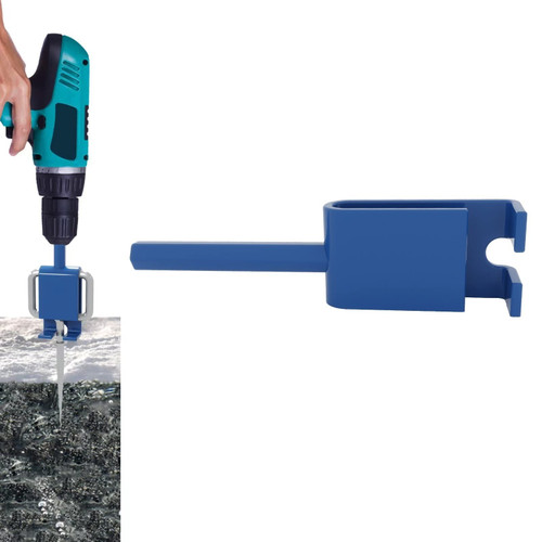 AIFELYTAN Ice Anchor Drill Adapter, Blue Precision Anchor Drill Adapter, Ice Anchor ToolQuickly Screw Nails Into Ice Fishing, for Ice Shelter Accessories