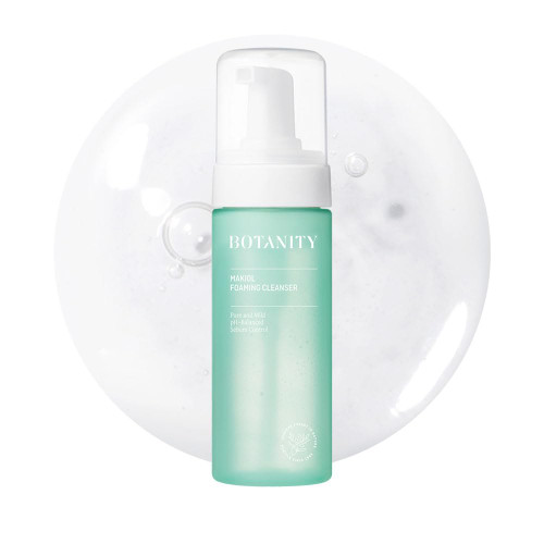 BOTANITY Makiol Foaming Cleanser | Low pH Cleanser with LHAs | Gentle & Refreshing | Sebum Control | Pore Refining | All Skin Type | Cruelty-Free | 5.07 fl oz BOTANITY Makiol Foaming Cleanser | Low pH Cleanser with LHAs | Gentle & Refreshing | Sebum Control | Pore Refining | All Skin Type | Cruelty-Free | 5.07 fl oz