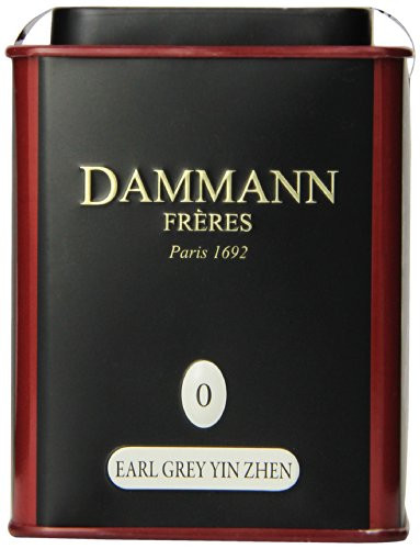 Dammann Freres Earl Grey Yin Zhen Loose Tea, 3.52 Ounce Tin