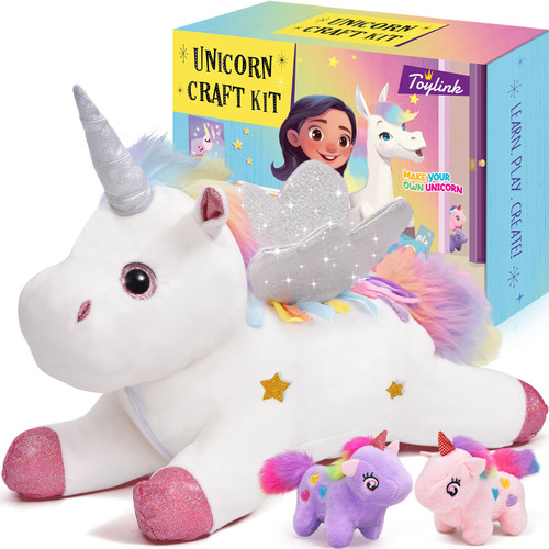 15" Unicorn Stuffed Animals Making Kit - Make Your Own Unicorn Plush Toy - Little Girls Art and Crafts Toy DIY Project - Unicorn Gifts for Girls Toys Age 3 4 5 6 7 8+ Year Old Birthday Gift Idea 15" Unicorn Stuffed Animals Making Kit - Make Your Own Unicorn Plush Toy - Little Girls Art and Crafts Toy DIY Project - Unicorn Gifts for Girls Toys Age 3 4 5 6 7 8+ Year Old Birthday Gift Idea