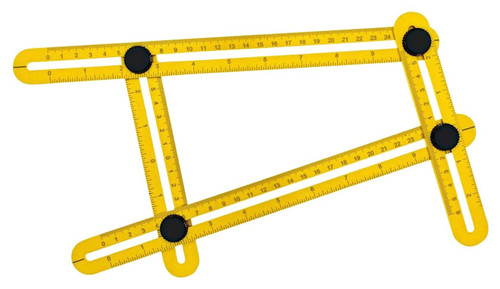 STARRICH Angleizer Template Tool ABS Measures All Angles and Forms Angle-izer Angle Template Tool Multi-Angle Ruler For Engineer