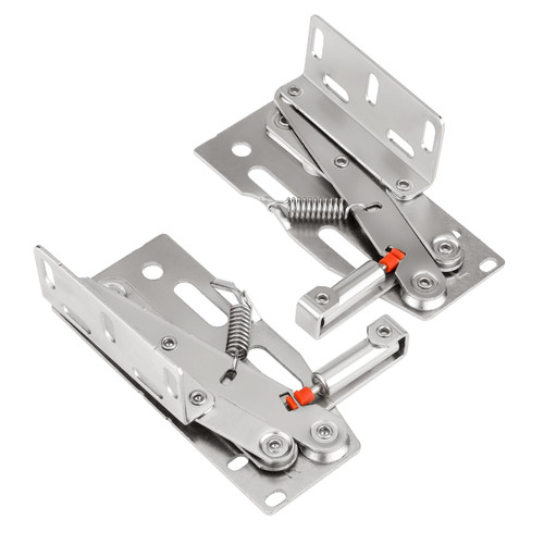goldenwarm 2 Pair Tip Out Tray Hinges,Standard Sink Hinges for Sink-Front Drawer,Steel