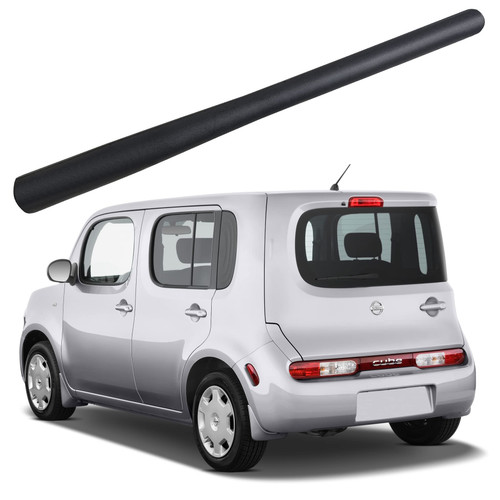 Rubber Antenna for Nissan Cube (2009-2014) Radio Premium Reception - 7 Inch Car Wash Proof, Internal Copper Coil Antenna Mast Replacement
