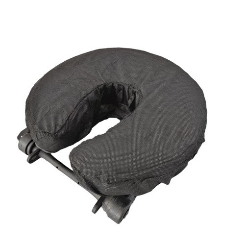 ZMDREAM Pack of 75 Fitted Disposable Massage Headrest Covers Face Rest Cradle Covers Black