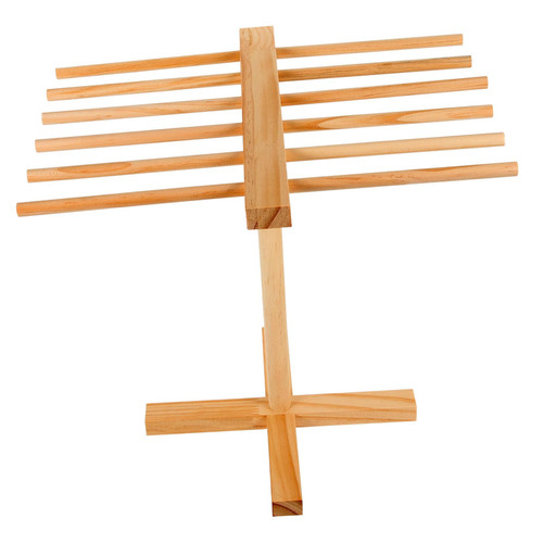 Yardwe Pasta Stand Fresh Pasta Holder Spaghetti Hanging Dryer Pasta Drying Stand Noodle Hanging Rack Drying Rack Clothing Collapsible Spagmoss Spaghetti Dryer Stand Foldable Wooden Tool