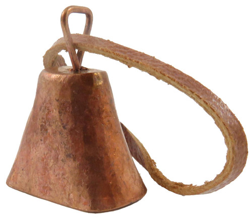 Melody Jane Dollhouse Pioneer Copper Cowbell Cow Bell Stable Farm Yard Animal Accessory