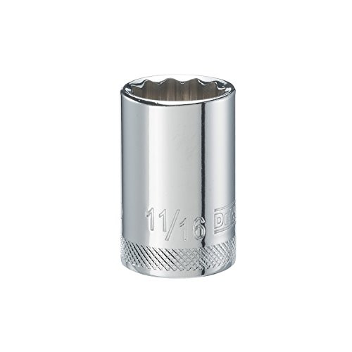DEWALT DWMT74563OSP 12 Point 1/2" Drive Socket 11/16" SAE