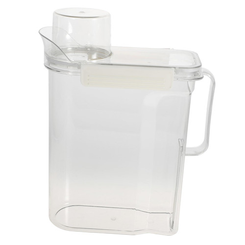 Hemoton laundry storage box laundry bin scent booster beads dispenser laundry bottle laundry beads sealed container Lotion Sub Container household Soap plastic