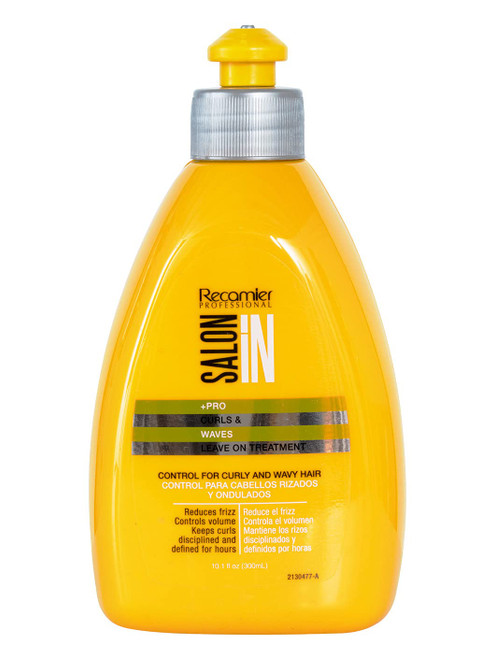 RECAMIER PROFESSIONAL SALON IN Curls & Waves Hair Leave-On Treatment Moisturizing Acondicionador Sin Enjuague para Cabello Rizado 10.1 oz RECAMIER PROFESSIONAL SALON IN Curls & Waves Hair Leave-On Treatment Moisturizing Acondicionador Sin Enjuague para Cabello Rizado 10.1 oz