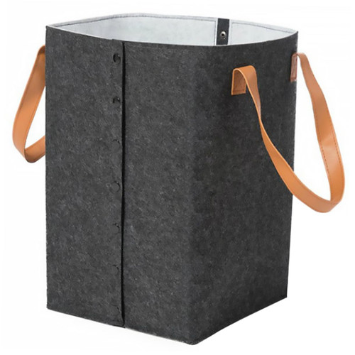 BUGUUYO laundry basket Foldable Portable Storage Basket portable laundry sorter Felt Storage Baskets Bins laundry hamper collapsible household organizer laundry tub Felt cloth large