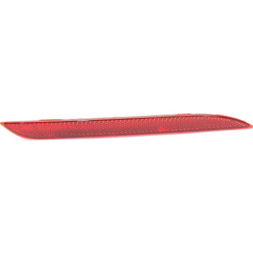 Evan-Fischer CAPA Certified Bumper Reflector Rear Light Lamp Right Side compatible with Mustang 15-17 Convertible/Coupe