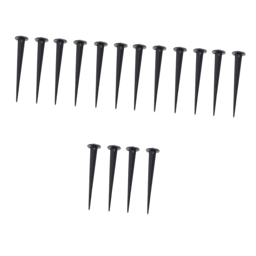 Yardwe 16 pcs Pathway Lawn Stakes Garden Light Stake Lights Ground Spikes Ground Spikes for Lights Light Replacement Stakes Outdoor Pathway Lights Universal Light Stakes Yard Lights Mini