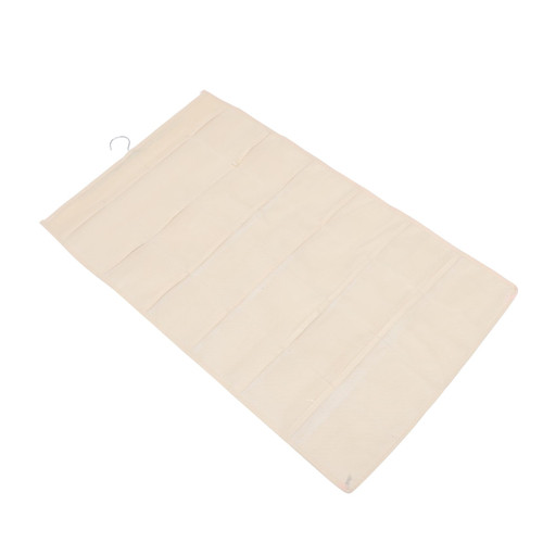 Cabilock 2pcs storage bag hanging underwear organizer folding clothes rack bedroom storage pouch storage hangers pocket organizer pouch Underpants Organizing Bag bra grid student sock