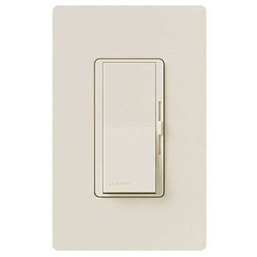 Lutron DV-600PH-LA Single Pole Incandescent Dimmer, Light Almond