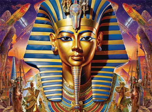 Puzzles for Adults and Family 300 Pieces Jigsaw Puzzles Pharaoh's Sphinx Egypt Formation Wooden Game Motivational Toy Educational Intellectual 14.9'' x 10.2''