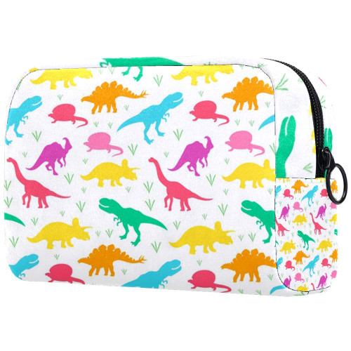 LEVEIS Dinosaurs Small Makeup Bag Pouch for Purse Travel Cosmetic Bag Portable Toiletry Bag for Women Girls Gifts LEVEIS Dinosaurs Small Makeup Bag Pouch for Purse Travel Cosmetic Bag Portable Toiletry Bag for Women Girls Gifts