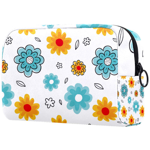 LEVEIS Flowers Small Makeup Bag Pouch for Purse Travel Cosmetic Bag Portable Toiletry Bag for Women Girls Gifts LEVEIS Flowers Small Makeup Bag Pouch for Purse Travel Cosmetic Bag Portable Toiletry Bag for Women Girls Gifts