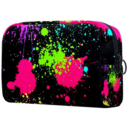 TBOUOBT Cosmetic Bags Makeup Bags for Women, Small Makeup Pouch Travel Bags, Art Color Paint Graffiti TBOUOBT Cosmetic Bags Makeup Bags for Women, Small Makeup Pouch Travel Bags, Art Color Paint Graffiti