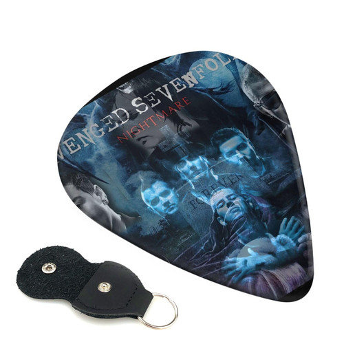 Avenged Rock Band Sevenfold Guitar Picks - Guitar Accessories-Guitar Picks for Acoustic GuitarUkulele- Assorted 0.71mm-6 PCS