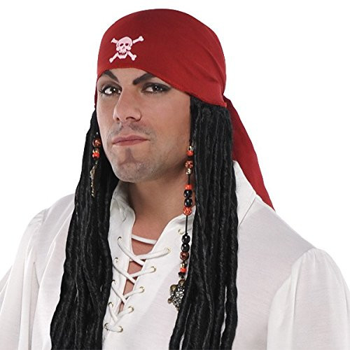 Amscan Bandana with Dreads - Costume Accessory