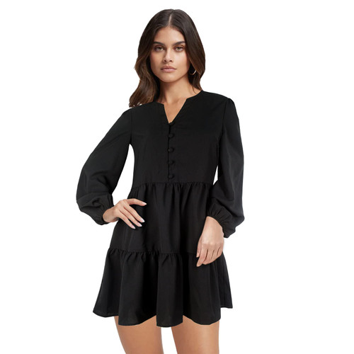 OFEIXUE 2023 Women's Summer Tunic Dress Casual Loose V Neck Long Sleeve Mini Flowy Swing Shift Dresses OFEIXUE 2023 Women's Summer Tunic Dress Casual Loose V Neck Long Sleeve Mini Flowy Swing Shift Dresses