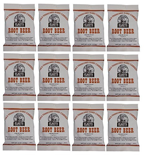 Claeys Old Fashioned Root Beer Hard Candy 6 oz.