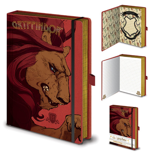 Harry Potter Premium A5 Notebook Harry Potter (Intricate Houses Gryffindor) Premium A5 Notebook