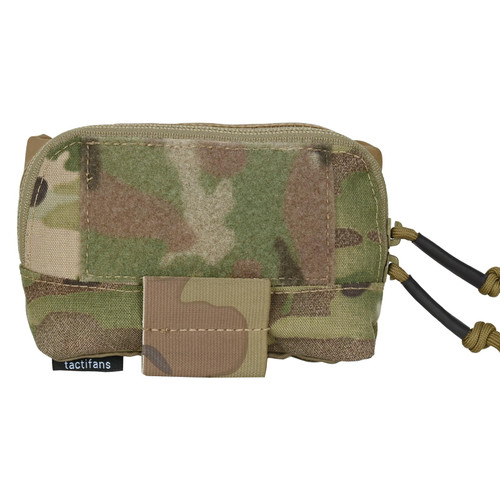 tactifans Tactical Molle Admin Pouch Chest Rig Small Molle Chest Pouch Utility MOLLE/Belt Pouch Tactical Vest Pouch Storage Organizer Panel for Tactical Vest 1.75'' Belt Molle Platform (Multicam)